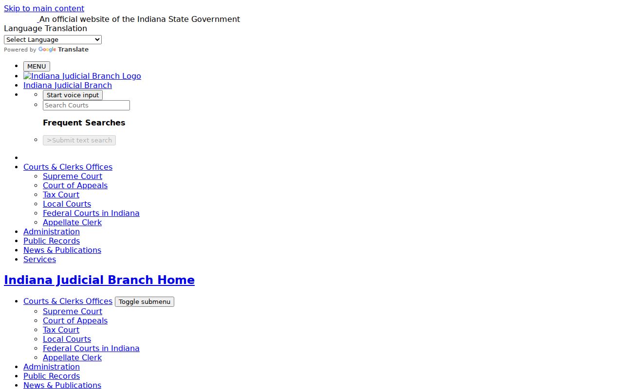 Scott County docket search wildcard and cause number tips